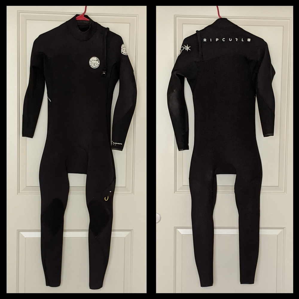 Ripcurl Flashbomb 4/3 Zip Free Wetsuit (Size MS)